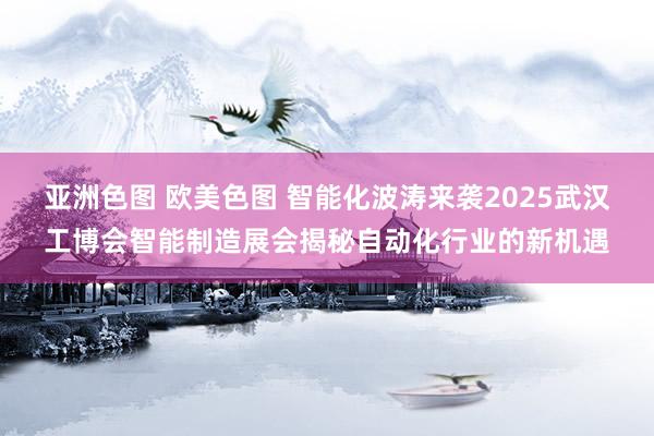亚洲色图 欧美色图 智能化波涛来袭2025武汉工博会智能制造展会揭秘自动化行业的新机遇